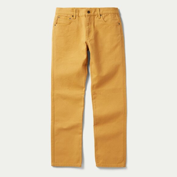 Schaefer Outfitter BRUSHCLOTH RANCH HAND DUNGAREE Yellow/Mustard - Picture 2 of 7